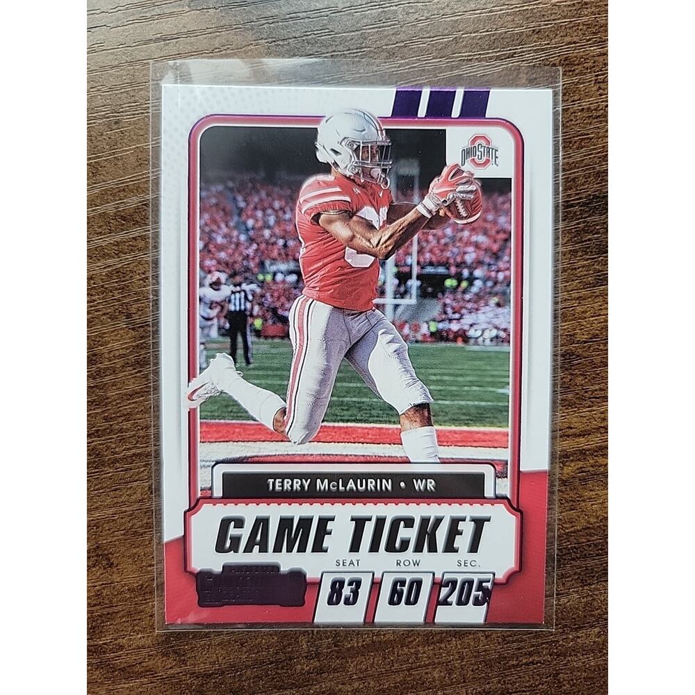 Terry McLaurin 2021 Panini Contenders Draft Picks #34 - Purple - NFL
